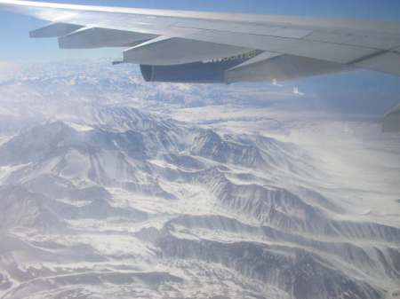 Foto de los Andes desde el avión 2007-227